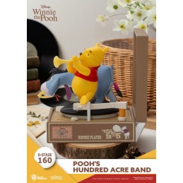 BEAST KINGDOM WINNIE THE POOH D-STAGE 160 POOH'S HUNDRED ACRE BAND STATUE FIGURE DIORAMA