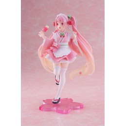 TAITO HATSUNE MIKU SAKURA MIKU NEWLY WRITTEN JAPANESE CAFE FIGURE STATUE
