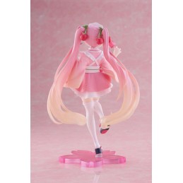 HATSUNE MIKU SAKURA MIKU NEWLY WRITTEN JAPANESE CAFE FIGURE STATUA TAITO