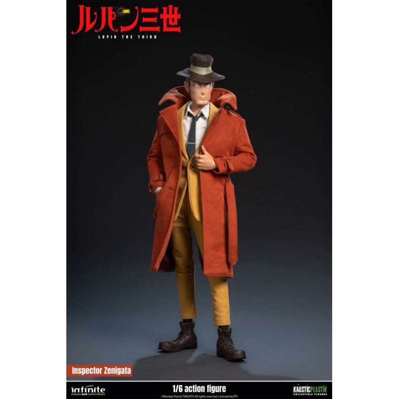 INFINITE STATUE LUPIN THE THIRD THE ITALIAN ADVENTURE INSPECTOR ZENIGATA STANDARD VERSION ACTION FIGURE