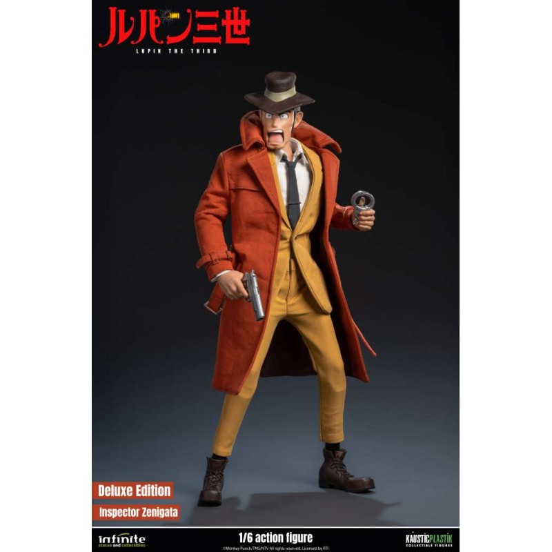 INFINITE STATUE LUPIN THE THIRD THE ITALIAN ADVENTURE INSPECTOR ZENIGATA DELUXE VERSION ACTION FIGURE
