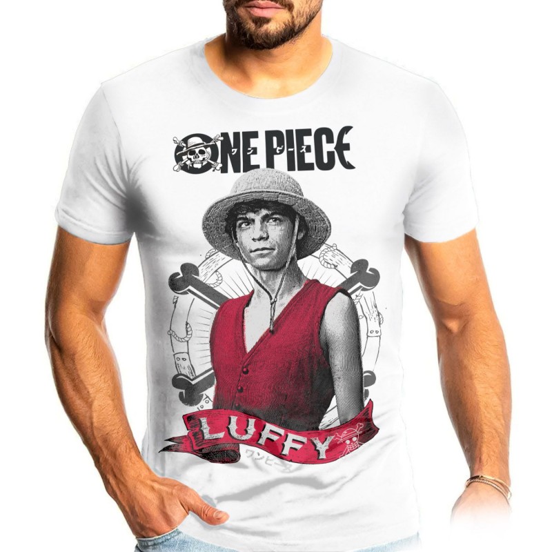 T SHIRT NETFLIX ONE PIECE LUFFY
