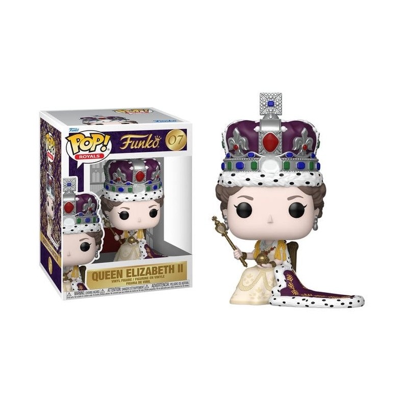 FUNKO POP! QUEEN ELIZABETH II 07 BOBBLE HEAD FIGURE FUNKO