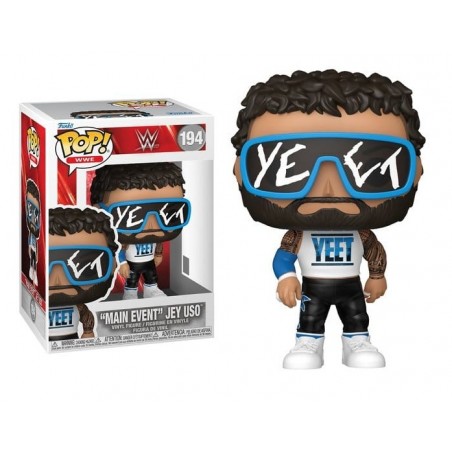 FUNKO POP! WWE MAIN EVENT JEY USO PVC BOBBLE HEAD
