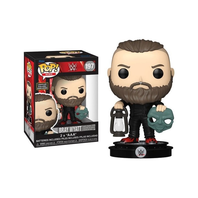 FUNKO POP! WWE LIGHT UP BRAY WYATT BOBBLE HEAD FIGURE FUNKO