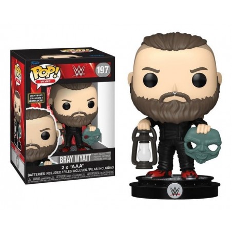 FUNKO POP! WWE LIGHT UP VERSION BRAY WYATT BOBBLE HEAD FIGURE