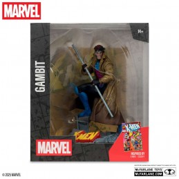 MC FARLANE MARVEL COLLECTION PVC STATUE GAMBIT (X-MEN 1) 1/10 SCALE STATUE FIGURE