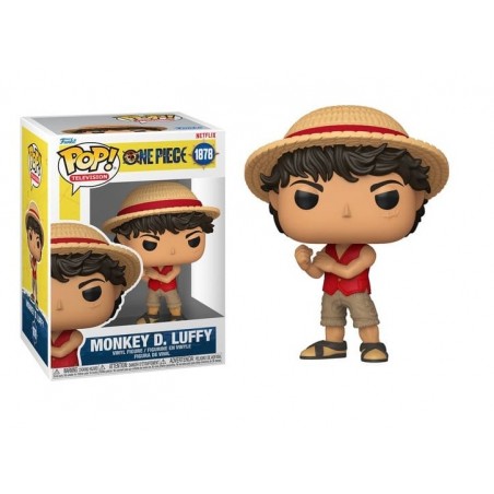 FUNKO POP! ONE PIECE NETFLIX MONKEY D. LUFFY BOBBLE HEAD FIGURE