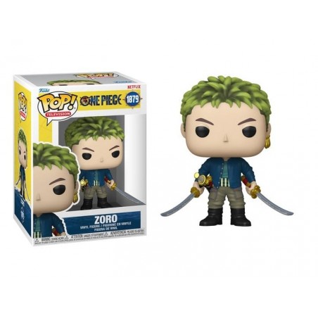 FUNKO POP! ONE PIECE NETFLIX RORONOA ZORO BOBBLE HEAD FIGURE