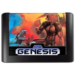 CONSOLE HEROES SEGA MEGA DRIVE ALTERED BEAST DIORAMA REPLICA CARTRIDGE