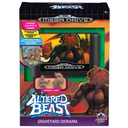 CONSOLE HEROES SEGA MEGA DRIVE ALTERED BEAST DIORAMA REPLICA CARTRIDGE