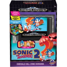 CONSOLE HEROES SEGA MEGA DRIVE SONIC 2 DIORAMA REPLICA CARTRIDGE