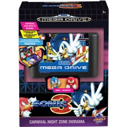 CONSOLE HEROES SEGA MEGA DRIVE SONIC 3 DIORAMA REPLICA CARTUCCIA