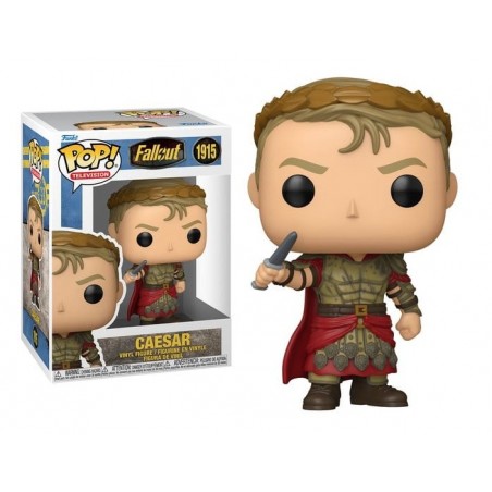 FUNKO POP! TELEVISION FALLOUT CAESAR BOBBLE HEAD FIGURE