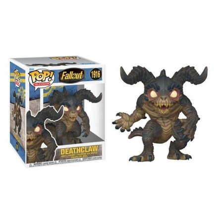 FUNKO POP! TELEVISION FALLOUT DEATHCLAW SUPER SIZED 1916 BOBBLE HEAD FIGURE