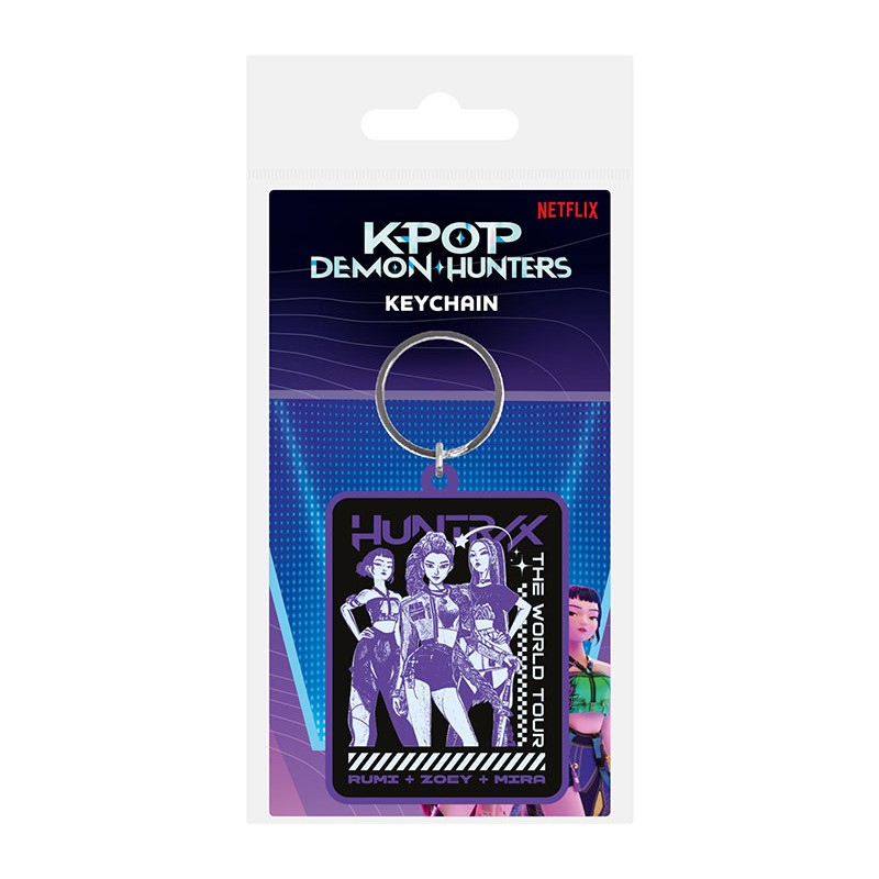 K-POP DEMON HUNTERS HUNTRIX GROUP PORTACHIAVI PYRAMID INTERNATIONAL