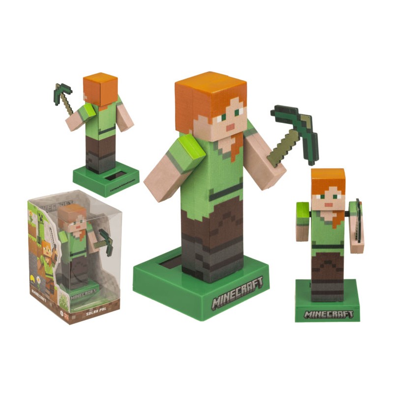 MINECRAFT SOLAR PAL MOTION ALEX FIGURE OUT OF THE BLUE