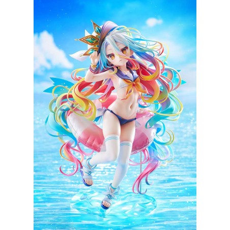 NO GAME NO LIFE ZERO SHIRO SAILOR STYLE SWIMSUIT STATUE PVC FIGURE