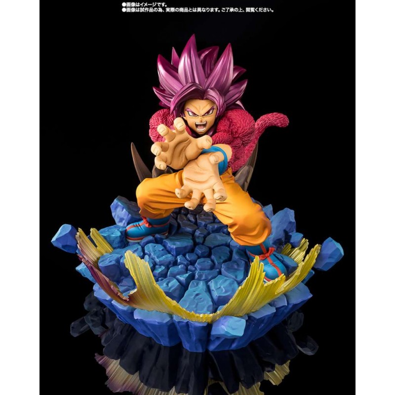 DRAGON BALL DAIMA SUPER SAIYAN 4 SON GOKU EXTRA BATTLE FIGUARTS ZERO STATUA FIGURE BANDAI