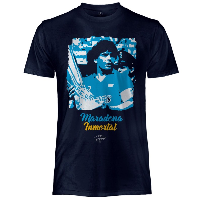 TSHIRT DIEGO ARMANDO MARADONA IMMORTAL