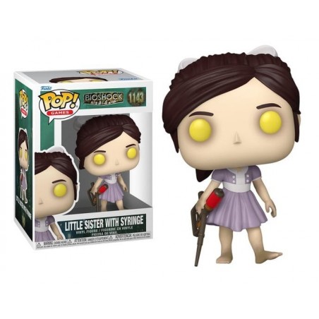 FUNKO POP! GAMES BIOSHOCK LITTLE SISTER WITH SYRINGE 1143 BOBBLE HEAD FIGURE