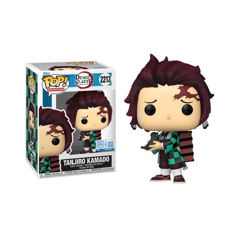 FUNKO POP! DEMON SLAYER TANJIRO KAMADO BOBBLE HEAD FIGURE FUNKO