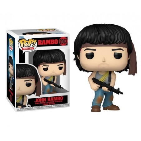 FUNKO POP! MOVIES JOHN RAMBO 2003 BOBBLE HEAD FIGURE