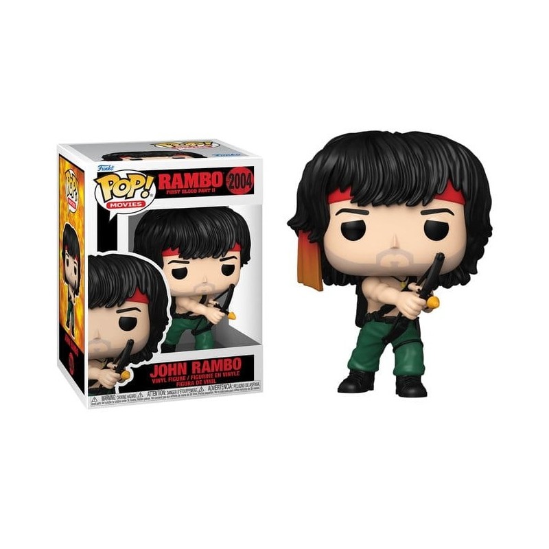 FUNKO POP! JOHN RAMBO WITH BOW BOBBLE HEAD FIGURE FUNKO