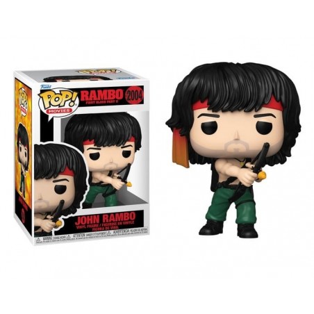 FUNKO POP! JOHN RAMBO WITH BOW BOBBLE HEAD FIGURE