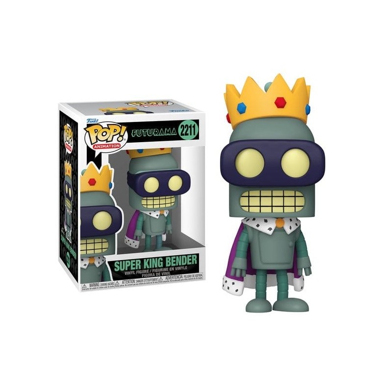 FUNKO POP! FUTURAMA SUPER KING BENDER BOBBLE HEAD FIGURE FUNKO