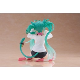 TAITO HATSUNE MIKU CAT EAR T-SHIRT VERSION DESKTOP CUTE FIGURE STATUE