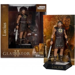 GLADIATOR II MOVIE MANIACS LUCIUS STATUA FIGURE MC FARLANE