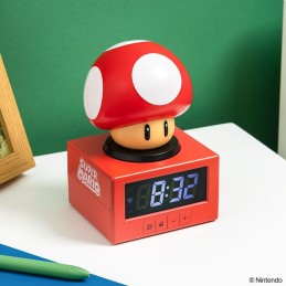 SUPER MARIO MUSHROOM ICON ALARM CLOCK SVEGLIA LAMPADA PALADONE PRODUCTS