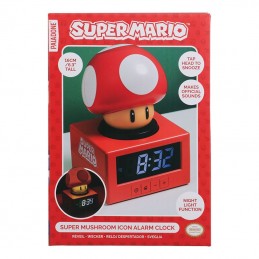 SUPER MARIO MUSHROOM ICON ALARM CLOCK SVEGLIA LAMPADA PALADONE PRODUCTS