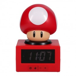 PALADONE PRODUCTS SUPER MARIO MUSHROOM ICON ALARM CLOCK MOOD LIGHT