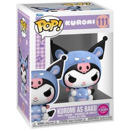 FUNKO POP! KUROMI AS BAKU FLOCKED BOBBLE HEAD KNOCKER FIGURE FUNKO