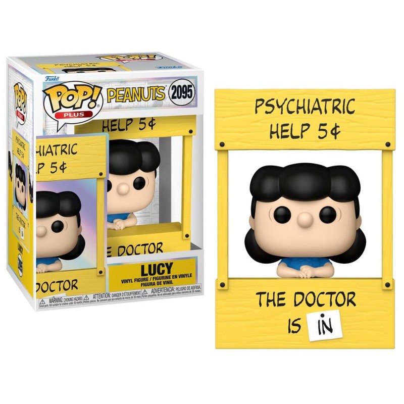 FUNKO POP! PEANUTS LUCY (PSYCHIATRIC BOOTH) BOBBLE HEAD KNOCKER FIGURE FUNKO