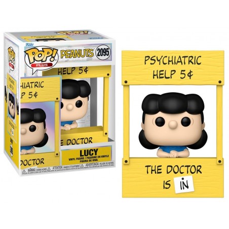 FUNKO POP! PEANUTS LUCY (PSYCHIATRIC BOOTH) BOBBLE HEAD KNOCKER FIGURE