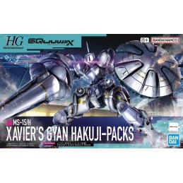 HG HIGH GRADE GQUUUUUUX XAVIER'S GYAN HAKUJI-PACKS 1/144 MODEL KIT ACTION FIGURE BANDAI