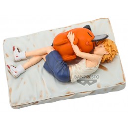 BANPRESTO CHAINSAW MAN BREAK TIME COLLECTION DENJI AND POCHITA STATUE FIGURE