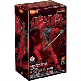 BLOKEES MARVEL DEADPOOL AND WOLVERINE DEADPOOL CHAMPION CLASS MODEL KIT ACTION FIGURE