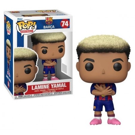 FUNKO POP! FOOTBALL BARCA LAMINE YAMAL BOBBLE HEAD KNOCKER FIGURE