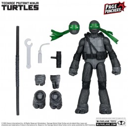 TEENAGE MUTANT NINJA TURTLES PAGE PUNCHERS DONATELLO B,W&G ACTION FIGURE MC FARLANE