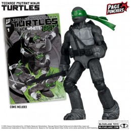 MC FARLANE TEENAGE MUTANT NINJA TURTLES PAGE PUNCHERS DONATELLO B,W&G VARIANT ACTION FIGURE