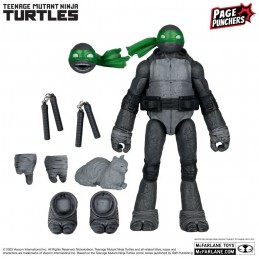 TEENAGE MUTANT NINJA TURTLES PAGE PUNCHERS MICHELANGELO B,W&G ACTION FIGURE MC FARLANE