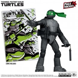 MC FARLANE TEENAGE MUTANT NINJA TURTLES PAGE PUNCHERS MICHELANGELO B,W&G VARIANT ACTION FIGURE