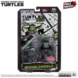 TEENAGE MUTANT NINJA TURTLES PAGE PUNCHERS MICHELANGELO B,W&G ACTION FIGURE MC FARLANE