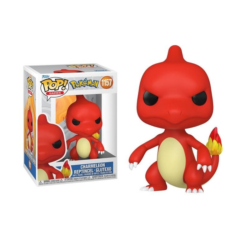 FUNKO FUNKO POP! GAMES POKEMON CHARMELEON 1157 BOBBLE HEAD FIGURE