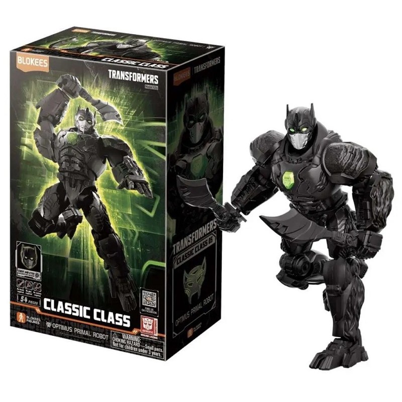 TRANSFORMERS RISE OF THE BEASTS OPTIMUS PRIMAL ROBOT CLASSIC CLASS MODEL KIT ACTION FIGURE BLOKEES