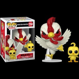 FUNKO POP! ROOSTER FIGHTER KEIJI WITH PIYOKO BOBBLE HEAD FIGURE FUNKO